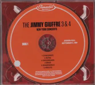 Jimmy Giuffre 3 & 4 - New York Concerts (1965) {2CD Set Elemental Music 5990425 rel 2014}