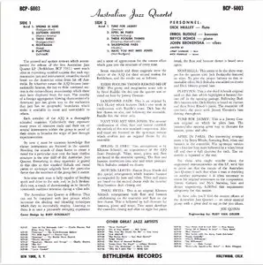 The Australian Jazz Quartet - The Australian Jazz Quartet (1955) {2014 Japan Bethlehem Album Collection 1000 CDSOL-6141}