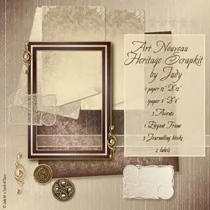 Art Nouveau Heritage Scrapki