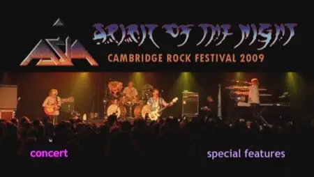 Asia - Spirit Of The Night. The Phoenix Tour Live In Cambridge 2009 (2010) [CD & DVD]