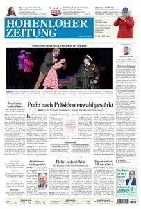 Hohenloher Zeitung - 19. März 2018