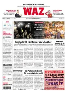 WAZ Westdeutsche Allgemeine Zeitung Moers - 27. März 2019