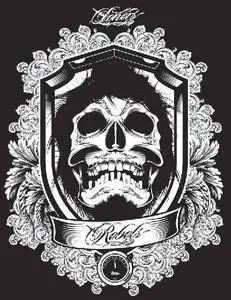 Vector Skull Poster