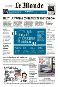 Le Monde du Vendredi 6 Septembre 2019