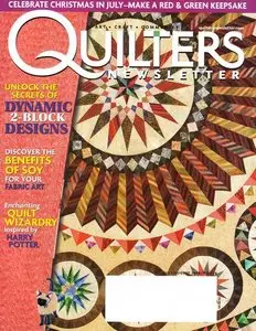 Quilters Newsletter Magazine No.404, July/August 2008