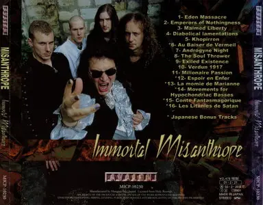 Misanthrope - Immortal Misanthrope (2000) [Japanese Ed. 2001]