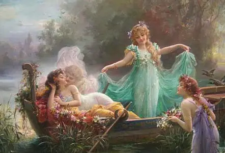 Art by Hans Zatzka (Repost)