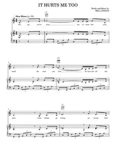 It Hurts Me Too - Elmore James, Eric Clapton (Piano-Vocal-Guitar)