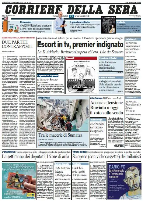 Il Corriere della Sera (02-10-09)