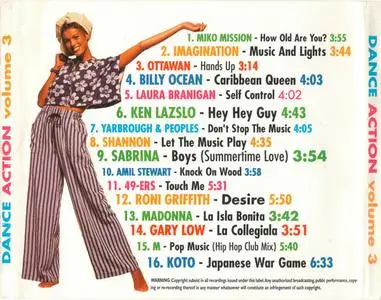 VA - Dance Action (The Best Dance Hits Of 70's & 80's) (Volume 3) (1998) {TEIC}