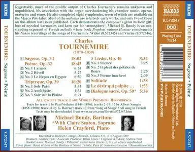 Michael Bundy, Helen Crayford – Tournemire: Sagesse, Poème, Dialogue sacré, 3 Lieder (2010)