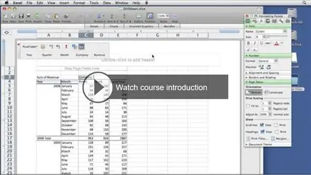 Lynda - Excel 2008 for Mac: Pivot Tables for Data Analysis