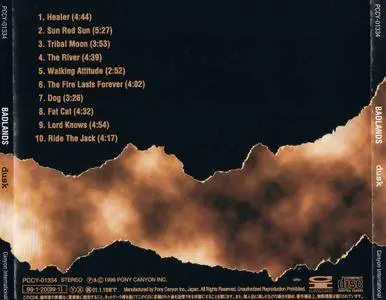 Badlands - Dusk (1999) [Pony Canyon PCCY-01334, Japan]