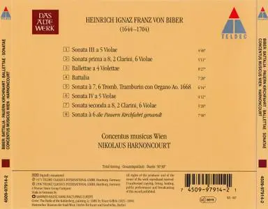 Nikolaus Harnoncourt, Concentus musicus Wien - Biber: Battalia; Pauern Kirchfahrt; Ballettae; Sonatae (1996)