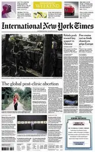 International New York Times - Saturday-Sunday, 30-31 August 2014