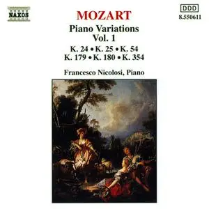 Francesco Nicolosi - Wolfgang Amadeus Mozart: Piano Variations, Vol. 1 (1993)