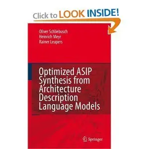 Optimized ASIP Synthesis from Architecture Description Language Models (repost)