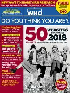 Who Do You Think You Are?  - January 2018