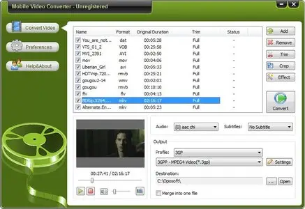 Oposoft Mobile Video Converter 7.6