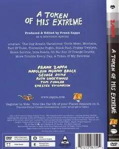 Frank Zappa - A Token of His Extreme (1974) {DVD9 NTSC, Eagle Rock EV306159 rel 2013}