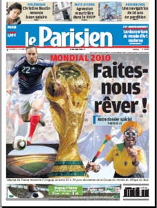 Le Parisien - vendredi 11 juin 2010 + Journal de Paris