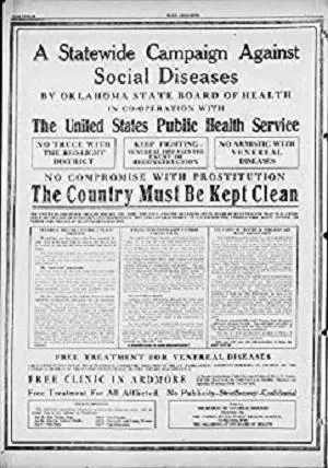 A Statewide Campaign Against Social Diseases: No Compromise with Prostitution, The Country Must Be Kept Clean