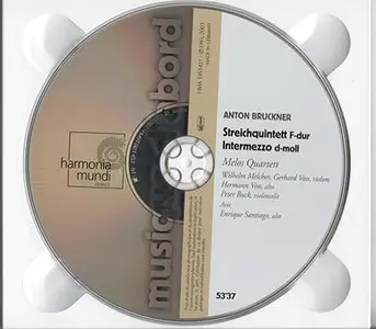 Anton Bruckner - Melos Quartett, Enrique Santiago - Streichquintett / String Quintet (1993, reissue 2003)