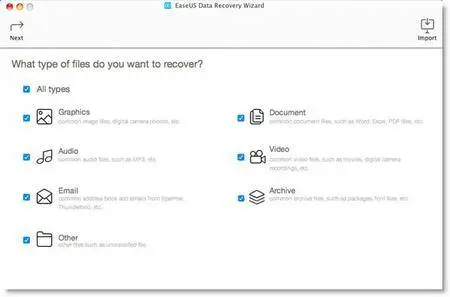 EaseUS Data Recovery Wizard Pro for Mac 9.9 Multilingual Mac OS X