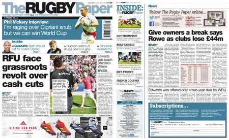 The Rugby Paper – April 21, 2019