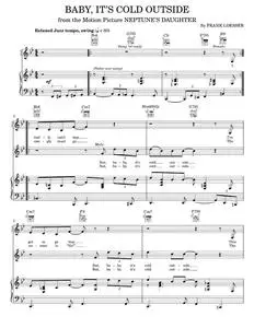 Baby, It's Cold Outside - Dean Martin, Dinah Shore, Ella Fitzgerald, Louis Armstrong, Ray Charles, V (Piano-Vocal-Guitar