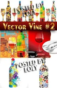 Vector Wine #2 - Stock Vector