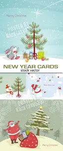 Cute New Year cards