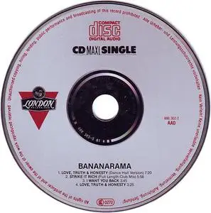 Bananarama - Love, Truth & Honesty (West Germany CD5) (1988) {Metronome/London}