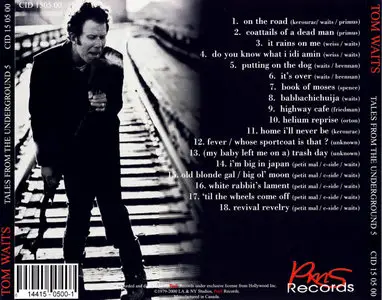 Tom Waits – Tales From The Underground – Volumes 1 - 5 (5-CD)