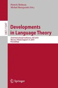 Developments in Language Theory (Repost)