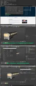 Create A Space Train Scene With Cinema 4D & Redshift Render