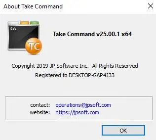 JP Software Take Command 25.0.0.1 Multilingual
