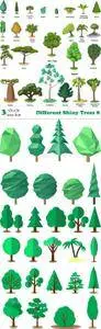 Vectors - Different Shiny Trees 8