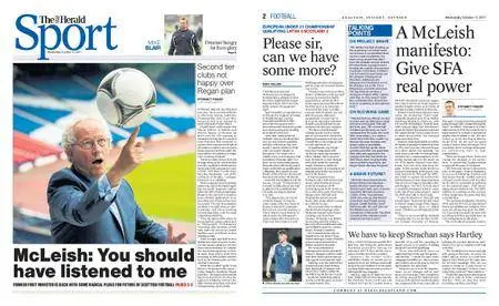 The Herald Sport (Scotland) – October 11, 2017