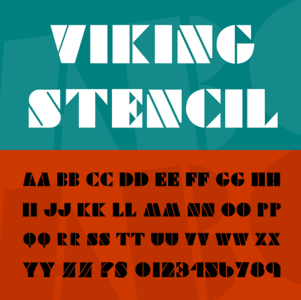 Stencil Font Style