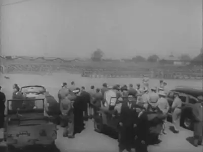 United News Newsreels R58 King George reviews american troops in Africa (1943)