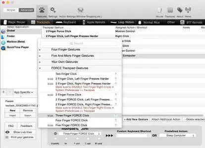 BetterTouchTool 2.297 Mac OS X