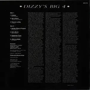 Dizzy Gillespie, Joe Pass, Ray Brown, Mickey Roker - Dizzy's Big 4 (1974) {OJC Remasters Complete Series rel 2013, item 30of33}