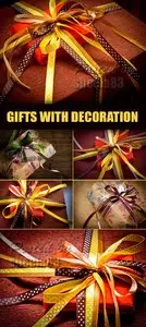 Stock Photo - Gifts with Decorations