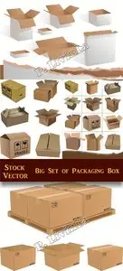 Stock Vector - Big Set of Packaging Box