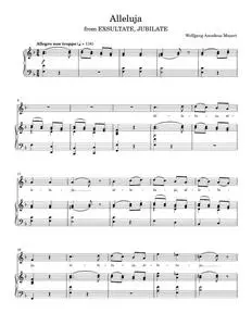 Alleluia - Richard Walters, Wolfgang Amadeus Mozart (Piano Vocal)