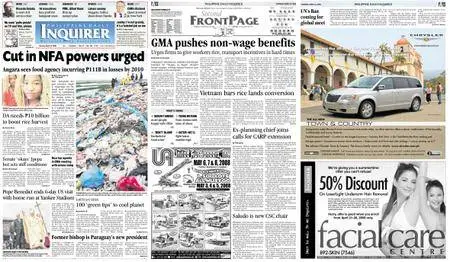 Philippine Daily Inquirer – April 22, 2008
