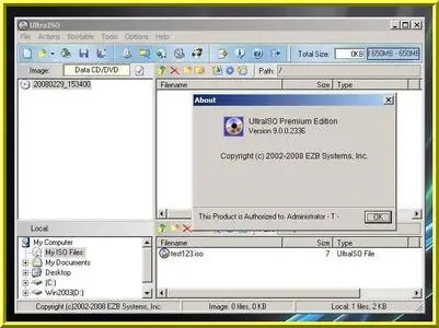 UltraISO Premium Edition 9.0.0 Build 2336 - Thinstall