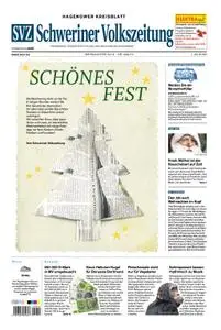 Schweriner Volkszeitung Hagenower Kreisblatt - 24. Dezember 2019