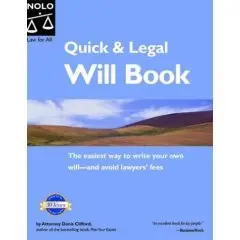 Quick and Legal Will Book: Legal Basics